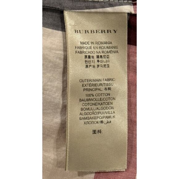 Burberry Brit Check Woven Shirt Size Small - Picture 10 of 13